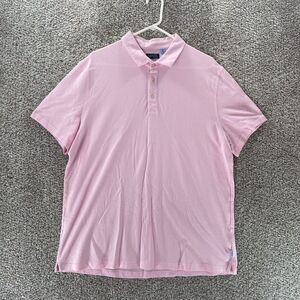 Made Cam Newton Polo Shirt Mens Extra Large Pink Cotton Preppy Casual Buttons